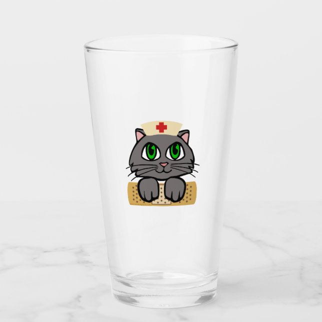 Enfermera Kitten (Ojos verdes) (Anverso)