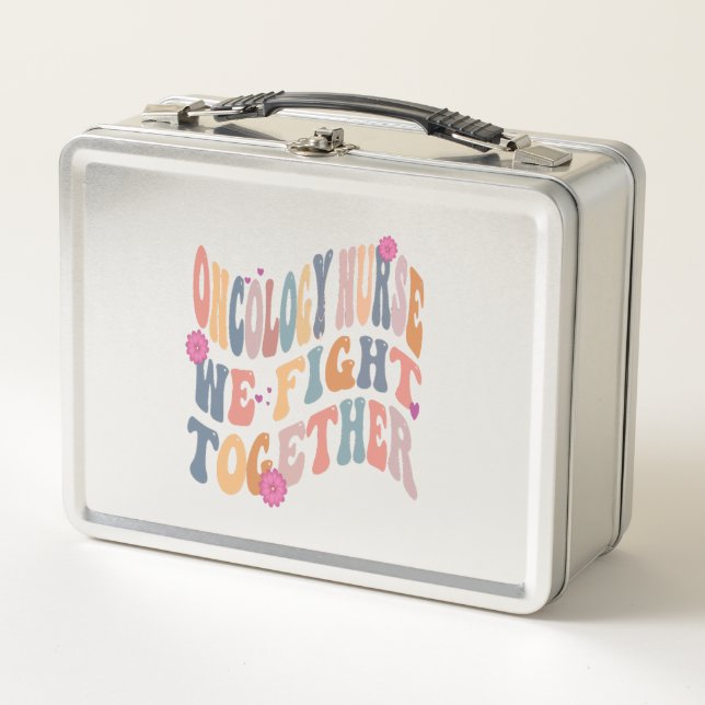 Enfermera oncológica Groovy Enfermera Retro Heme O (Anverso)