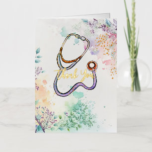 Enfermera Personalizada Agradecimiento Floral de A