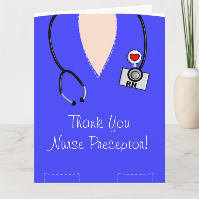 Enfermera Preceptor Gracias Tarjeta IV (Anverso)