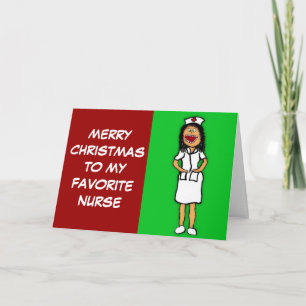 Enfermera preferida de las Felices Navidad