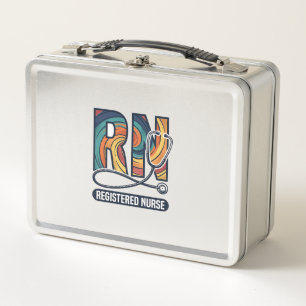 Enfermera Registrada RN Diseño Vectorial Vintage A