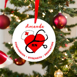 Enfermera Stethoscope Enfermera Gorra Ornamento