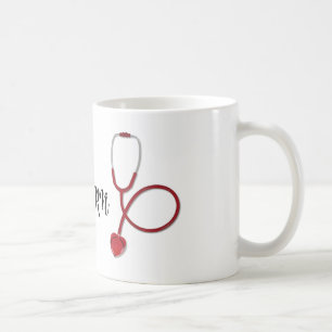 Enfermera, Stethoscope, tazas personalizadas