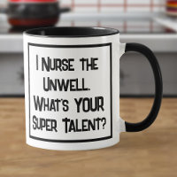 Enfermera Super Talento. Dos tazas de café