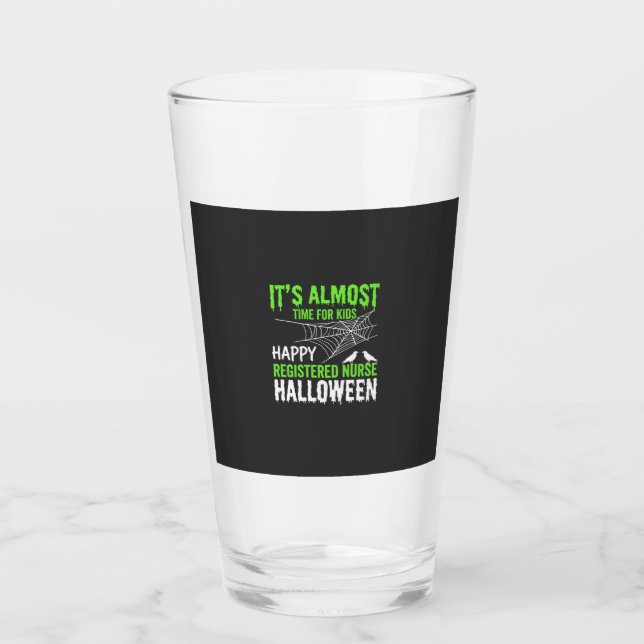 Enfermera titulada Halloween telaraña y cuervo (Anverso)