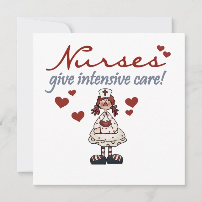 Enfermeras entregan camisetas y regalos de cuidado (Anverso)