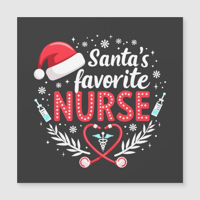 Enfermería de Navidades de enfermeras favoritas de (Anverso)