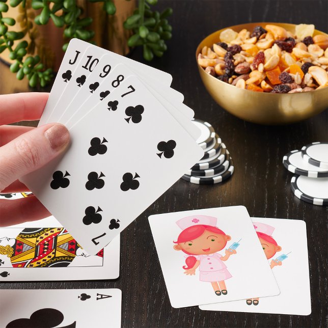 Enfermero Con Una Needle Jugando Cartas (Subido por el creador)