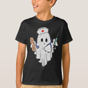 Enfermero De Enfermería Fantasma Scrub Top Hallowe