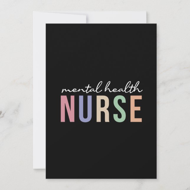 Enfermero de salud mental Regalos para enfermeras  (Anverso)