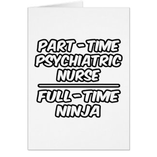 Enfermero Psiquiátrico a tiempo parcial Ninja a ti