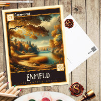 Enfield, Connecticut | Postal de época