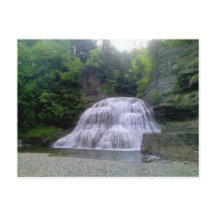 Enfield Glen cae en Ithaca, postal NY