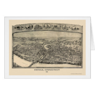 Enfield, mapa panorámico del CT - 1908