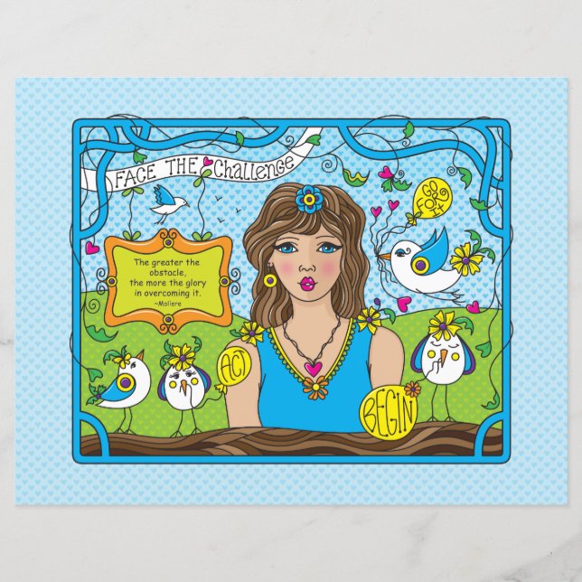 Enfrentar la hoja de papel plano Challenge_Flat 11 (Anverso)