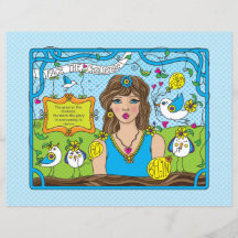 Enfrentar la hoja de papel plano Challenge_Flat 11