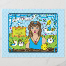 Enfrentar la hoja de papel plano Challenge_Flat 11