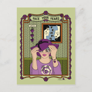 Enfrentar sus miedos_A_ postal