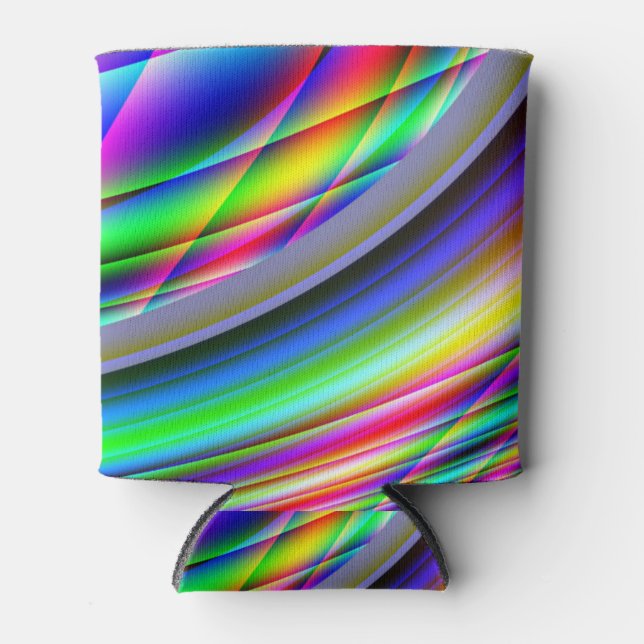 enfriador de botella abstracto de color fresco (Anverso)