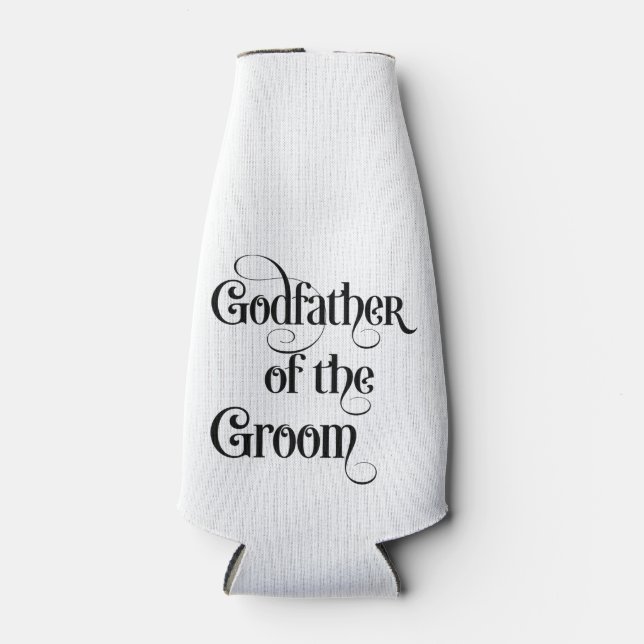 Enfriador de botella del padrino del novio (Anverso)