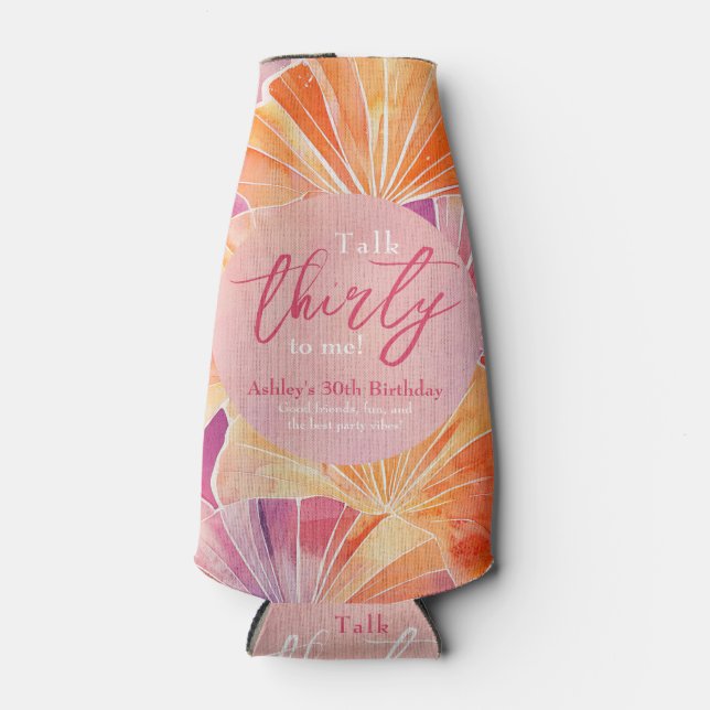 Enfriador De Botellas 30.ª charla de cumpleaños (Anverso)