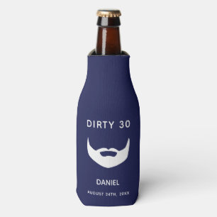 Enfriador De Botellas 30 años navy azul barba hombres diversión