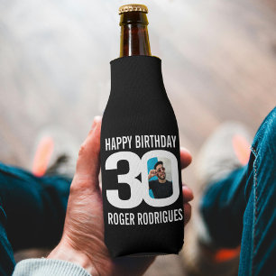 Enfriador De Botellas 30 años negro y blanco dos fotos Cooler