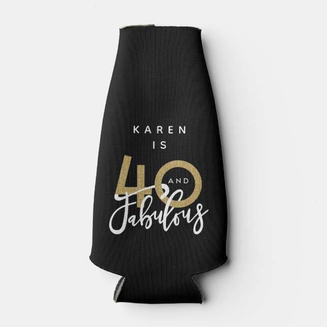 Enfriador De Botellas 40 y fabuloso (Anverso)