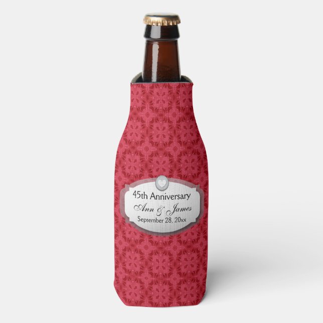 Enfriador De Botellas 45° Aniversario Sapphire Red Z28 (Frente de la botella)