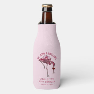 Enfriador De Botellas 50.º cumpleaños 50 y fabuloso Personalizado de Fla