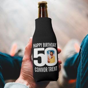 Enfriador De Botellas 50 años negro y blanco dos fotos Cooler