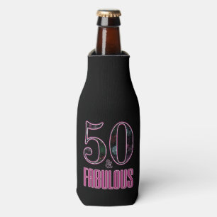 Enfriador De Botellas 50 y fabulosos fuegos artificiales Black Pink 50 c