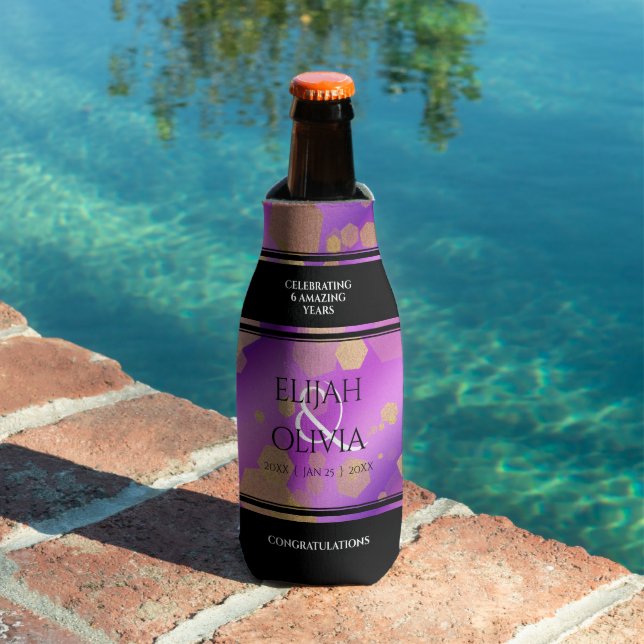 Enfriador De Botellas 6º 33º 47º 48º Aniversario de bodas de amatista (Piscina in situ)