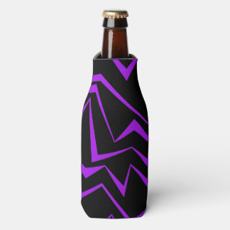 Enfriador De Botellas Abstract, bold, vibrant geometric zigzag pattern