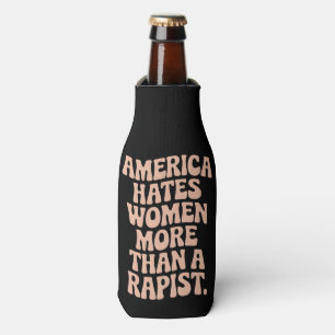 Enfriador De Botellas Activista feminista anti-MAGA en contra de Trump