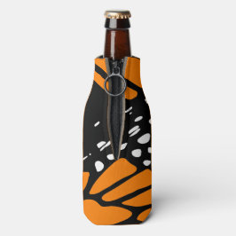 Enfriador De Botellas Adaptación Monarch Butterfly Black-White-Naranja