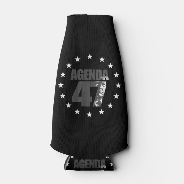 Enfriador De Botellas Agenda 47 Fechas de la campaña de reelección patri (Anverso)