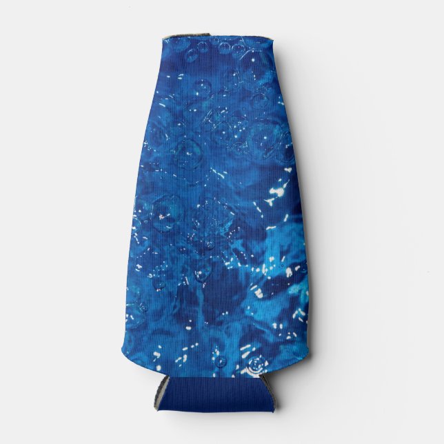 Enfriador De Botellas Agua azul (Anverso)