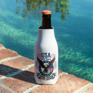 Enfriador De Botellas Águila Americana Patriótica 250 Años 1776-2026