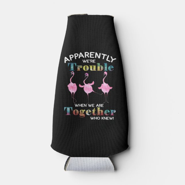 Enfriador De Botellas Al Parecer, El Flamingo Fue Un Problema (Anverso)