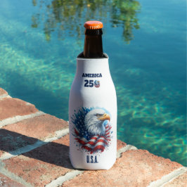 Enfriador De Botellas AMERICA 250 Personalized U.S.A. with Eagle