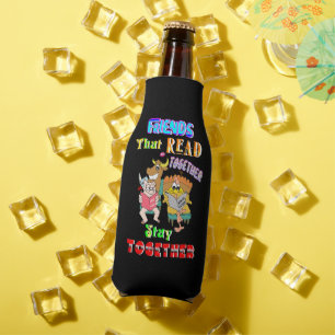 Enfriador De Botellas Amigos que leen juntos permanecen juntos