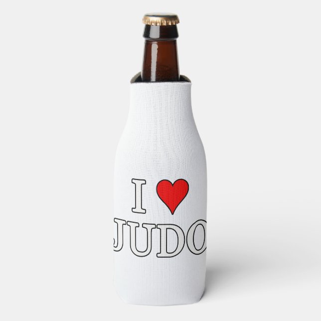Enfriador De Botellas Amo a Judo (Frente de la botella)