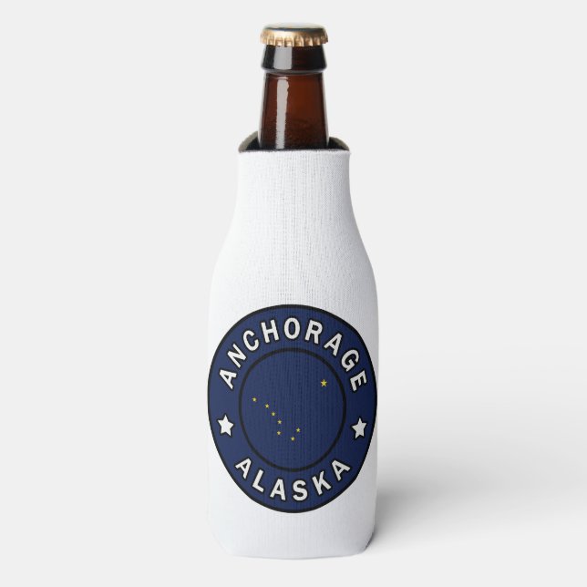 Enfriador De Botellas Anchorage Alaska (Frente de la botella)