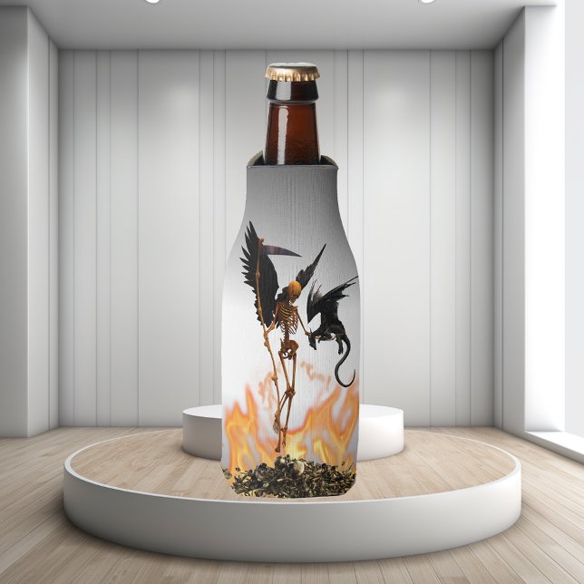 Enfriador De Botellas Angel Skeleton Grim Reaper Dragon (Subido por el creador)