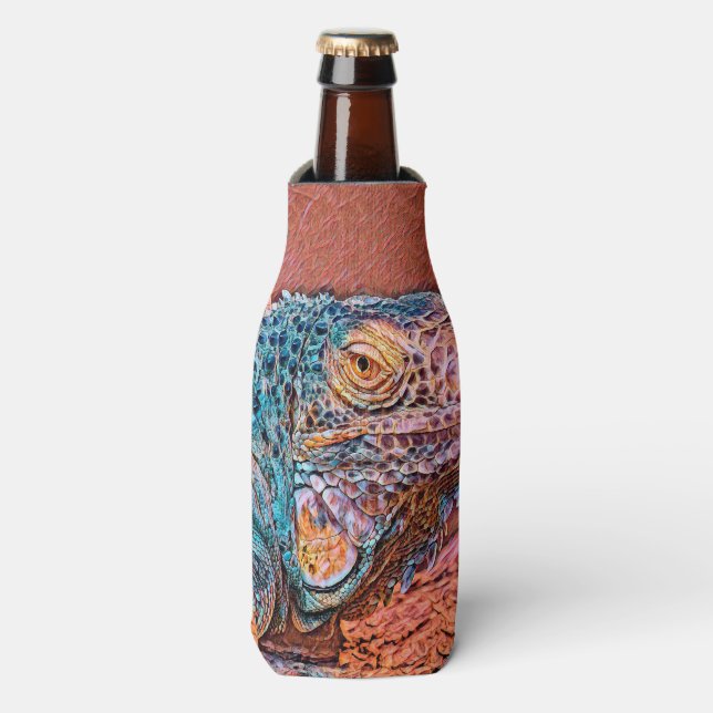 Enfriador De Botellas AnimalMix_Iguana_004 (Frente de la botella)