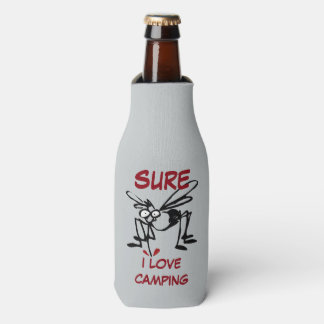 Enfriador De Botellas Anti Camping Bugs Mosquitoes Funny Bottle Cooler