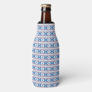 Enfriador De Botellas Antiguos signos letones azul, rojo, blanco