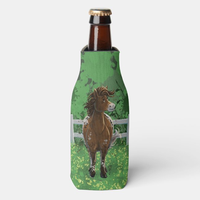 Enfriador De Botellas Appaloosa Pony (Frente de la botella)